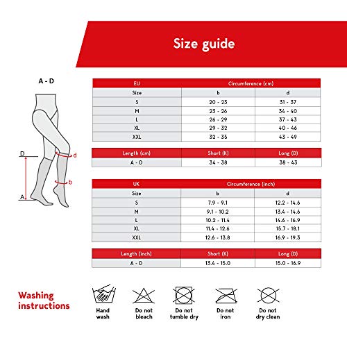 Lauma Medical, Medias de Compresión Hasta la Rodilla, con Puntera Cerrada para Mujeres y Hombres, Calcetines de Compresión Largos de 23-32 mmHg, Clase 2.