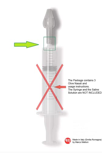 LAVADO NASAL ESTERILIZABLE, N.3 ACEITUNAS ESTERILIZABLE, NASALES LAVADO NASAL DE MARCO MALTONI (Declaración de Conformidad CE) para el lavado de la cavidad nasal con suero fisiológico RINOWASH