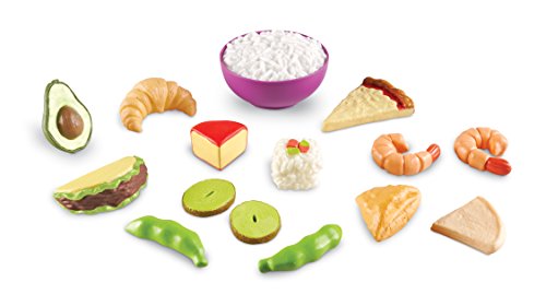 Learning Resources- Set de Alimentos de Distintas culturas de New Sprouts, Color (LER7712)