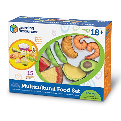 Learning Resources- Set de Alimentos de Distintas culturas de New Sprouts, Color (LER7712)