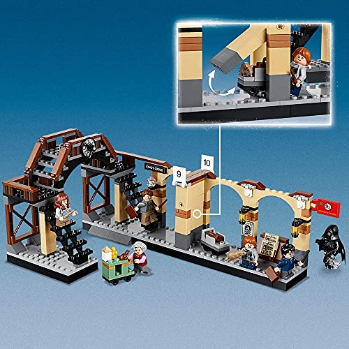 LEGO 75955 Harry Potter Expreso de Hogwarts y Andén 9 y 3/4 Juguete de Construcción del Tren y Estación con 5 Mini Figuras