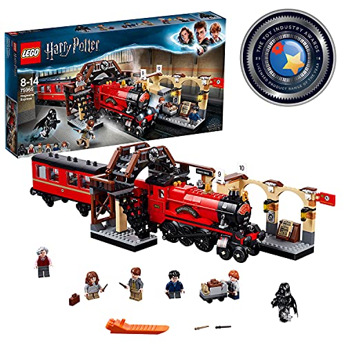 LEGO 75955 Harry Potter Expreso de Hogwarts y Andén 9 y 3/4 Juguete de Construcción del Tren y Estación con 5 Mini Figuras