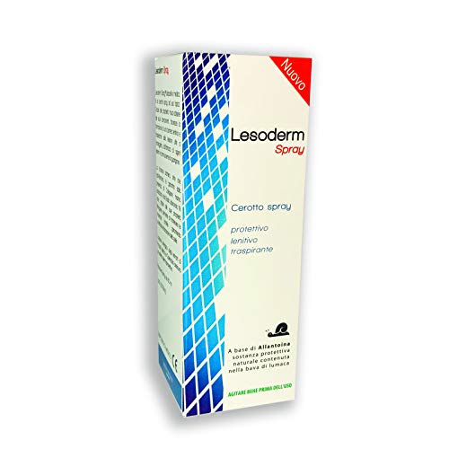 Lesoderm spray curativo para las úlceras de decúbito 50 ml - Spray parche para llagas de pañales, úlceras, placas de psoriasis y heridas superficiales de la piel