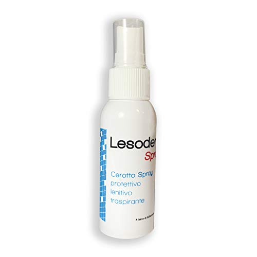 Lesoderm spray curativo para las úlceras de decúbito 50 ml - Spray parche para llagas de pañales, úlceras, placas de psoriasis y heridas superficiales de la piel