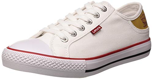 Levi's Stan Buck, Zapatillas Hombre, Blanco (Regular White 51), 43 EU