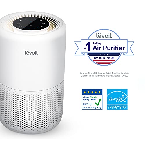 LEVOIT Purificador de Aire Inteligente con Filtro HEPA H13, CADR 170m³/h a 35m², Control por Alexa, Silencio Modo Sueño <24dB, Elimina 99,97% de Alergia Tabaco Polen Ácaros Olor y Caspa de Mascota