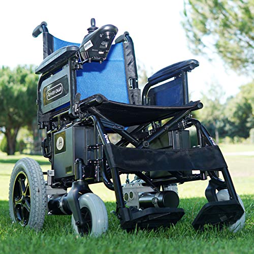 Libercar – Power Chair – Silla de Ruedas Eléctrica Plegable – Baterías De Litio – Robusta – Altas Prestaciones (Ruedas Traseras Neumáticas 33cm)