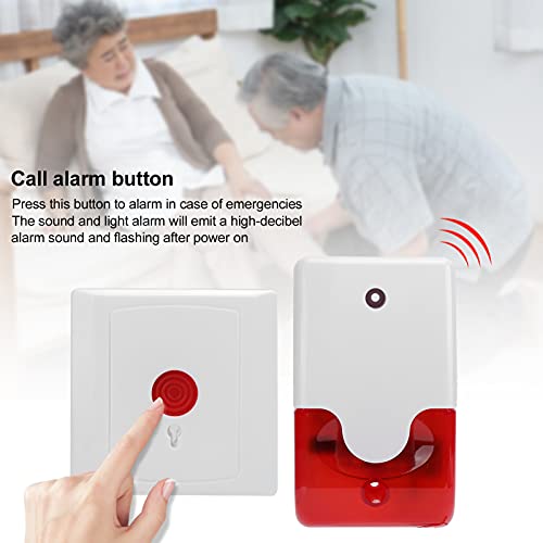 Life Alert, Life Alert Systems para personas mayores, luz de sonido, alarma, sistema de botón de llamada inteligente, cuidador inteligente con interruptor de botón para parques(Transl)