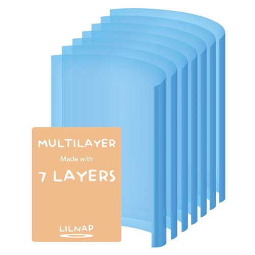 LILNAP - 4 Recambios compatible con el contenedor de pañales Angelcare - recarga multicapa con tratamiento EVOH antibacteriano (nuevo modelo)