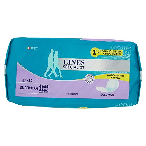 Lines Specialist 14 compresas para incontinencia, para hombre y mujer