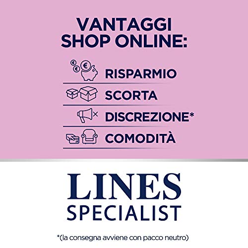 Lines Specialist Pants Plus - Braguitas absorbentes para incontinencia, 2 Paquetes de 8 Unidades.