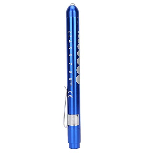 Linterna LED Lámpara de diagnóstico portátil profesional Pluma clínica Examen oftálmico Control de pupila Luz de pluma para médico Enfermera(Azul)