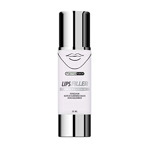 LIPS FILLER | Rellenador, hidratante y regenerador labial | Exclusivo tratamiento con Ácido Hialurónico | Luce labios más carnosos y voluminosos | Efecto Anti-Edad para labios | 50ml