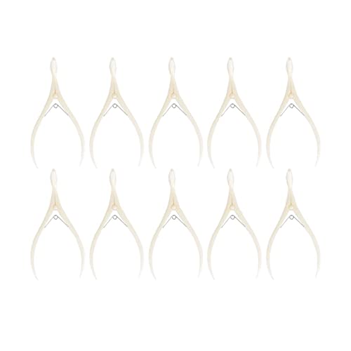 LIXBD 10pcs Viena Espéculo Nasal Desechable Nasal Examen Espéculo Espejo Estéril Rinoscopio