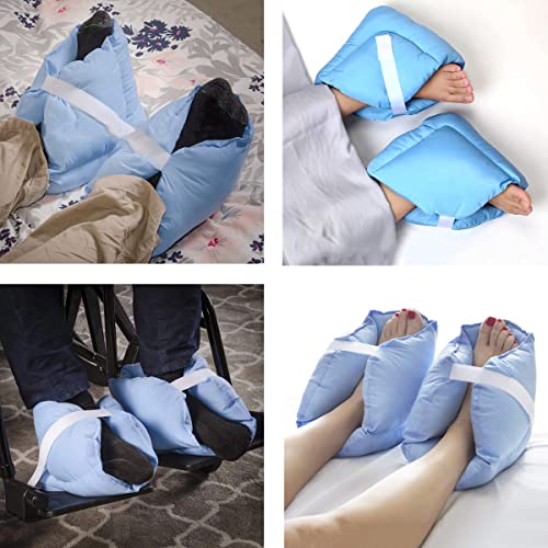 LJBOZ Patucos Antiescaras Verano, Tobillo Antiescaras Almohadillas, Protector del Cojín del Talón Bota, Protectores De Almohadillas para El Talón, Talón Y Empeine