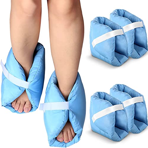 LJBOZ Patucos Antiescaras Verano, Tobillo Antiescaras Almohadillas, Protector del Cojín del Talón Bota, Protectores De Almohadillas para El Talón, Talón Y Empeine