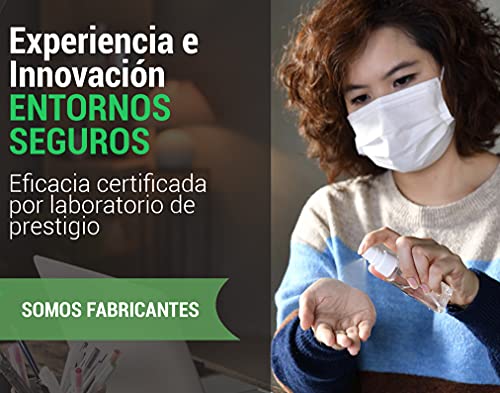 Loción Hidroalcohólica para manos | EFICACIA CERTIFICADA POR LABORATORIO | 70% Alcohol garantizado | Ecosoluciones Químicas ECO- 901 | 5 L