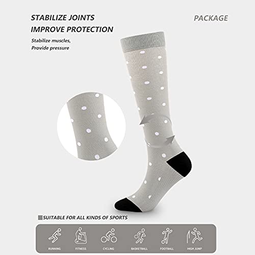 LOKEEVAN Medias de Compresion Calcetines de Compresion Mujer Hombre,20-30 mmHg Fuerte Calcetines Compresivos para Enfermera/Varices/Running/Correr/Deportivo/Senderismo/Viajar/Médico/Embarazo. (3A S/M)