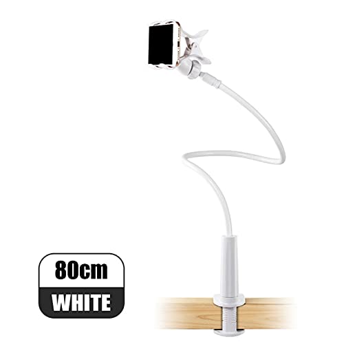 LONZOTH Soporte para teléfono móvil, Teléfono Móvil Soporte Cuello de Cisne Soporte Universal Soporte para iPhone Smartphone Teléfono Móvil (Phone Stand|White)