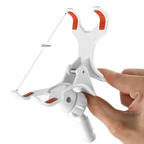 LONZOTH Soporte para teléfono móvil, Teléfono Móvil Soporte Cuello de Cisne Soporte Universal Soporte para iPhone Smartphone Teléfono Móvil (Phone Stand|White)