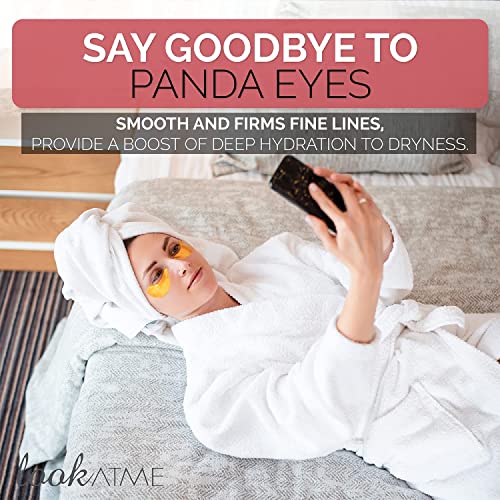 Look At Me Panda Hydrogel Eye Patch Pearl, Parches Antiojeras, 30 Pares, Perla, 84 Gramo