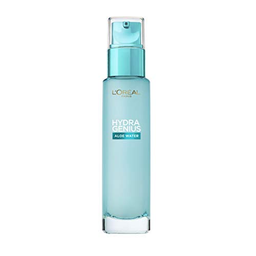 L'Oréal Paris Hydra Genius Cuidado Líquido Facial Hidratante, Para Uso Diario en Pieles Mixtas a Grasas, 70 ml