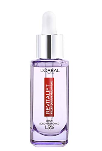 L'Oréal Paris Sérum Antiarrugas con Ácido Hialurónico Puro Revitalift Filler, Hidrata, Recupera Volumen y elasticidad, Textura Ligera, 30 ml