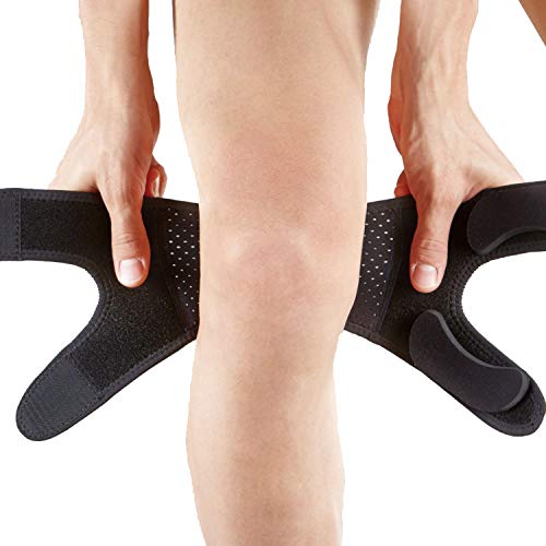 LP Support 790 KM Soporte de rodilla de neopreno transpirable - Soporte de rodilla para deportes y uso diario, tamaño:L/XL, color:1 x negro