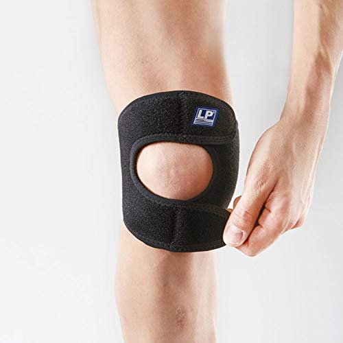 LP Support 790 KM Soporte de rodilla de neopreno transpirable - Soporte de rodilla para deportes y uso diario, tamaño:L/XL, color:1 x negro