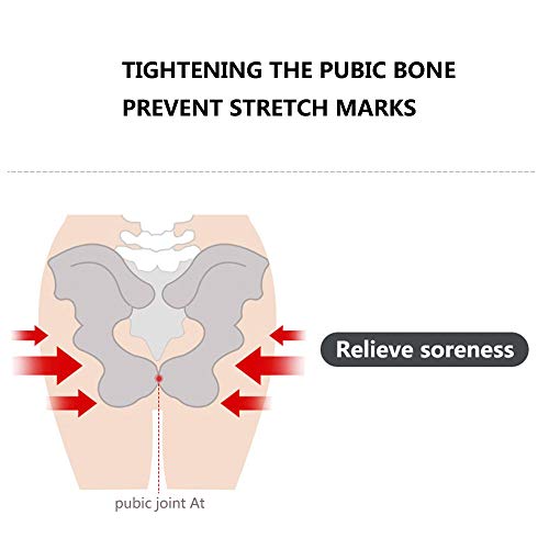 LUCKY-MTYSPS Fajas de Embarazo，Huesos，Maternidad Doble Uso, Correa de Soporte, Apretar Púbico, Alivia el Dolor, Ajustable, cómodo, refrescante, Transpirable,L
