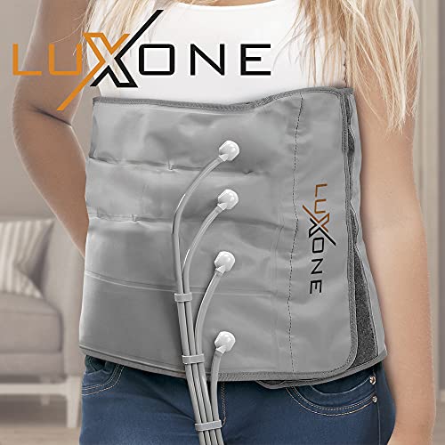 LUXONE Equipo Completo De Presoterapia Para Casa De Alta Calidad - Accesorios Para Brazos, Piernas y Abdomen Dispone De 4 Programas De Masaje y 16 Airbags – Facil Uso