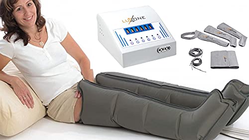 LUXONE - Equipo Completo De Presoterapia Para Casa - Dispone De Accesorios Para Brazos, Piernas, Glúteos y Abdomen - 3 Intensidades y 4 Programas Secuenciales - Uso Muy Sencillo