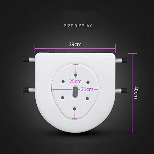LXDDJZXQ Walker, caminador Flotante, Silla para Inodoro con Inodoro, Asiento de Ducha para discapacitados, Seguridad y Estable, Antideslizante, Altamente Ajustable con Asiento