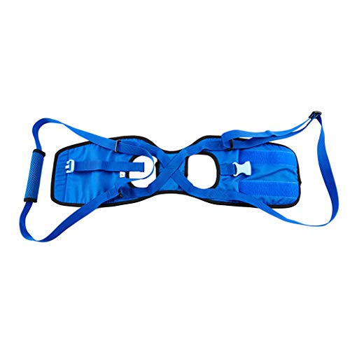 LYWYOUDDKH Dog Aid Assist Tool Arnés de elevación Ajustable para la Pierna Trasera Correa de Soporte para Mascotas - Azul # XXL