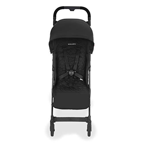 Maclaren Quest Arc silla de paseo tipo paraguas compacto y ligero, Para niños de recién nacidos hasta 25 kg, capota extensible con factor UPF 50+, asiento reclinable, Incluye protector para la lluvia