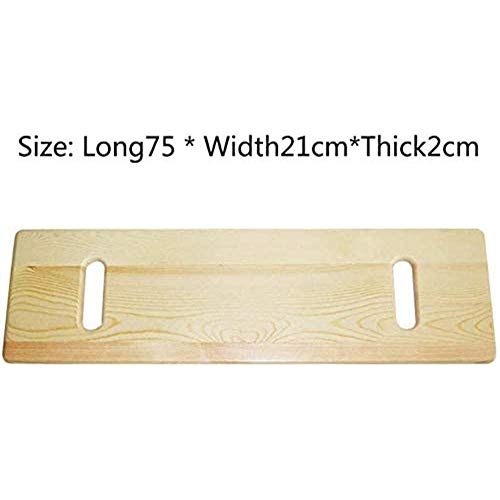 Madera Bariátrica Junta De Transferencia for Sillas De Ruedas, Tabla De Deslizamiento con Asas, Deslice La Tarjeta for El Sobrepeso Usuarios Discapacitados Ancianos Cama De Cuidados-75 * 20 * 2Cm