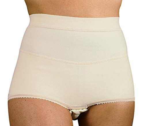 MANIFATTURA BERNINA Derby 65142 (Talla 7) - Faja Slip de contención Hernia inguinal Fuerte compresión para Mujer