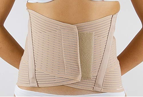 MANIFATTURA BERNINA Sana 5175 (Talla 4) - Faja Lumbar ortopédica Apoyo para Espalda con Varillas en Material Transpirable