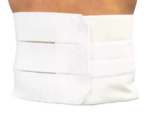 MANIFATTURA BERNINA Sana 55114 (Talla 1)- Faja Abdominal elástica postoperatoria Ajustable Alta 24 cm