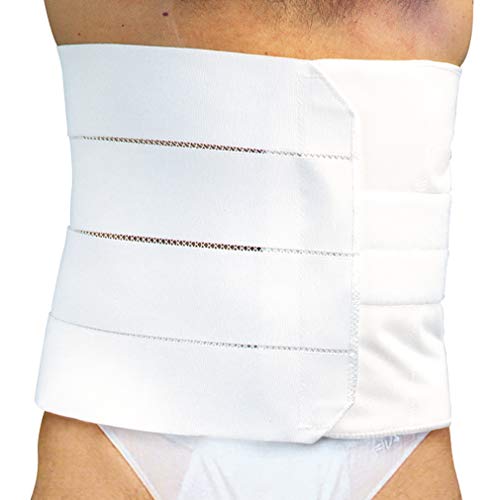 MANIFATTURA BERNINA Sana 55115 (Talla 2)- Faja Abdominal elástica postoperatoria Ajustable Alta 32 cm