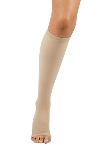 MANIFATTURA BERNINA Variform 1400H (talla 1) - Medias cortas hasta la rodilla de Compresión Graduada Clase 1 (18-21 mmHg) par de calcetines medicos