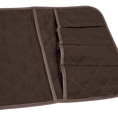 MaoXinTek Organizador de Reposabrazos para Sofá, Bolsillo Bandeja para Silla, Soporte de Bolsa de Almacenamiento de Tela para Sofá, Revistero para Mando a Distancia, Teléfono Móvil, Libro, lápiz