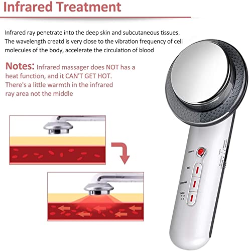 Máquina De Cavitación Ultrasónica Para Cuerpo 3 En 1, Ems Microcurrent Dispositivo De Cavitación Para La Pérdida Para Masajeadores Eléctricos De Mano De Grasa Contra La Celulitis