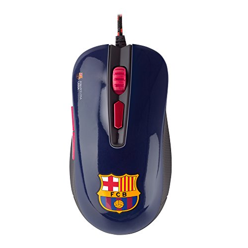 Mars Gaming MMBC, Ratón Gaming Oficial FC Barcelona, Ergonómico, PC/PS4/PS5/XBOX