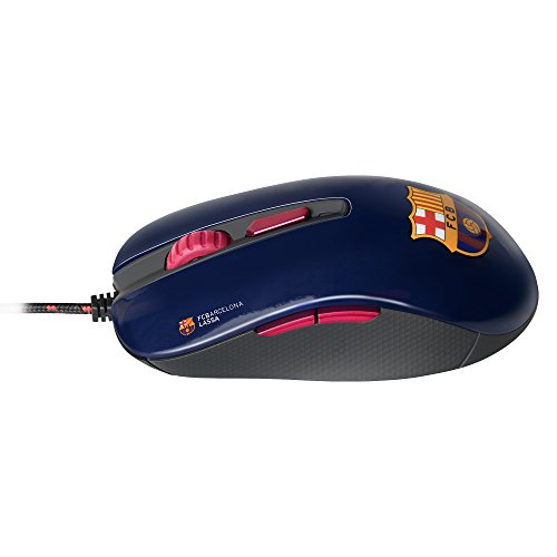 Mars Gaming MMBC, Ratón Gaming Oficial FC Barcelona, Ergonómico, PC/PS4/PS5/XBOX