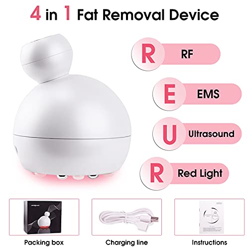 Masajeador UltrasóNico MáQuina De CavitacióN 3 En 1 Con Luz Roja RF EMS MáQuina De Modelado Corporal Para El Cuidado Del Cuerpo Y El Cuidado De La Piel