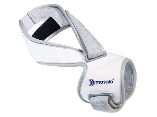 Masalo® Muñequera MED para codo de tenista, golfista, epicondilitis (talla 2/derecha)