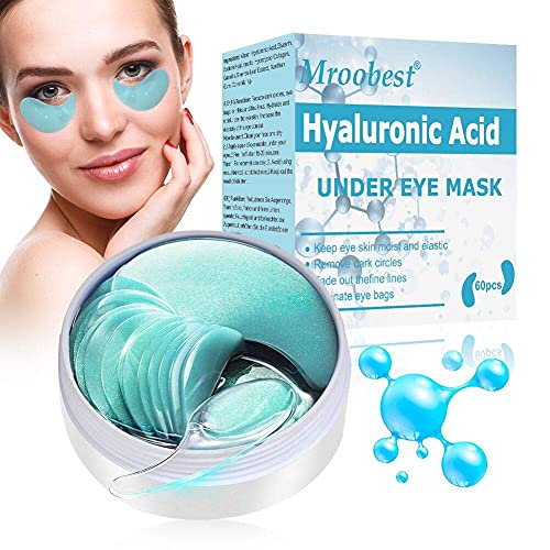 Mascara Para Los Ojos, Ojos Parches, Eye Mask, Máscara para ojos de colágeno, Parches Hidrogel para Ojos, Reduce las bolsas bajo los ojo, ojeras, patas de gallo e hinchazón - 30 Pares