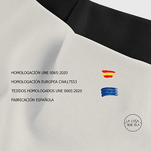 Mascarilla Higiénica de Tela Homologada Reutilizable Negra