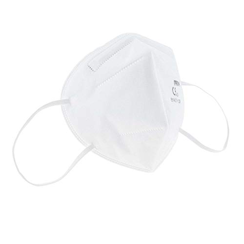 Mascarilla Respiratoria FFP3 HOMOLOGADA CE 2163 - EN 149: 2001 + A1: 2009 Mascarilla con Sistema de 5 capas, Alta Capacidad de Filtración +99% Comodidad y Seguridad Adicionales (50 BLANCAS)